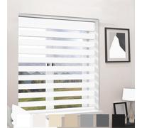Caecus Blinds Mtm Day Night Blind White 170Cm Long Drop