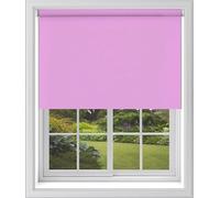 Caecus Pink Blackout Roller Blinds Made To Measure Window Blinds Easy Fit Child Safe Thermal Properties Home Office Fitting Included Up To 150cm Width x Up To 160cm Drop