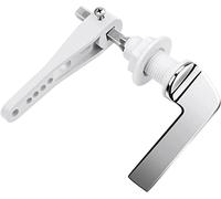 CAEEKER Alloy Toilet Cistern Lever Flush Handle Kit, Victorian Style Toilet Handle Replacement, Chrome Plated