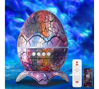 CaelumDecor 4 in 1 Northern Lights Projector, New Dinosaur Egg Night Light Projector, Dinosaur Egg Star Aurora Galaxy Projector for Bedroom Home Decor(Color:Style B)