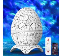 CaelumDecor 4 in 1 Northern Lights Projector, New Dinosaur Egg Night Light Projector, Dinosaur Egg Star Aurora Galaxy Projector for Bedroom Home Decor(Color:Style C)