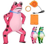 CaelumDecor New Blow up Frog Costume Adult, Inflatable Funny Cute Frogs Full Body Costume for Cosplay Party Halloween Christmas, suitable for both men and women(Size:L/62.99x68.90in,Color:1Pc/Pink)