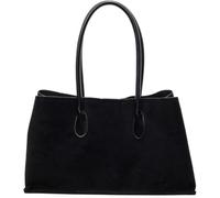 CaelumDecor New Women's Suede Shoulder Bag, Retro Faux Leather Handbag Classic Designer Top Handle Bags with Magnetic Closure, Travel Stylish and versatile, easy to clean(Color:Black)