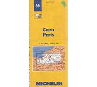 Caen-Rouen-Paris: No.55 (Michelin Maps)