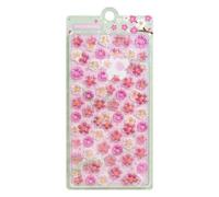 CaeorKvor Beautiful 3D Flower Relief Stickers Wall Art Decals for Home Decoration Easy Install Tear Off Sticker for Kids Wall Art Decoration