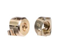 CaeorKvor Brass Part for Steering Systems to Increase Vehicle Dynamics Front Wheel Weights for 1/30 Scale Models Front Wheel Weights