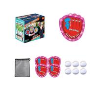 CaeorKvor Pack of 1 Set All Epochs Family Connection Brighten Sticky Goal Sphere Game 4 Paddles 6 Globes Promoting Participatory Outdoor Fun Family Game