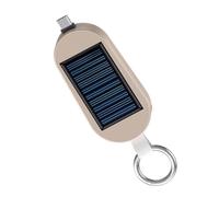 CaeorKvor Portable Solar Charging Adapter with Type C Input and USB Output for Smartphones and Small Devices on the Go Small Urgent Solar Power Adapter