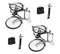 CaeorKvor Puzzle Postal Bicycles Alloy Miniature Retro Display Model for Collectors and Home Decor Historical Postal Bicycles Decors