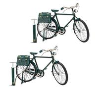CaeorKvor Puzzle Postal Bicycles Alloy Miniature Retro Display Model for Collectors and Home Decor Historical Postal Bicycles Decors