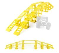 CaeorKvor Remote Control Climbing Car Training Track Set Obstacle Bridge Steeps Slopes for 1/24 and 1/18 Scale Models Obstacle Bridge