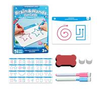 CaeorKvor Safe Paper Tracing Cards for Kids Learning Progress and Hand Eye Coordination Practice Kids Tracing Cards