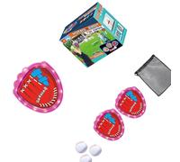 CaeorKvor Set of 2 Glowing Paddles and 3 Sticky Globes Highlighting Modifiable Wrist Belts Permanent Outdoor Game Three Thousand All Epochs Backpacking Waterproof Sphere