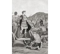 Caesar regaining the loyalty of mutinous soldiers of the 10th legion in the Campus Martius Rome 47 B.C. Julius Ceasar 100 B.C.- 44 B.C. Roman general and statesman. From Cassell's Illustrated