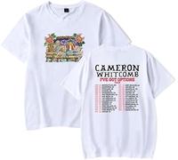 CAFDUE Cameron Whitcomb Merch T-Shirt, Hip Hop Vintage Harajuku Casual Unisex Short Sleeve Tee(4,3XL)