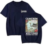 CAFDUE Cameron Whitcomb T-Shirt, Retro Hip Hop Harajuku Street Style Unisex Short Sleeve Graphic Tee For Men Women(XS-3XL)(3,L)