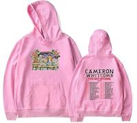 CAFDUE Europe And America Cameron Whitcomb Merch Hoodie, Retro Print Long Sleeve Casual Unisex Sweatshirt For Men Women(6,XS)