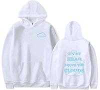 CAFDUE Europe And America Jvke Merch Hoodie, Print Retro Casual Loose Pullover Unisex Long Sleeve Sweatshirt For Men Women(2,3XL)