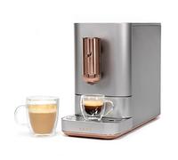 Café Affetto Automatic Espresso Machine | Brew in 90 Seconds | 20 Bar Pump Pressure for Balanced Extraction | Five Adjustable Grind Size Levels | WiFi Connected for Drink Customization | Steel Silver