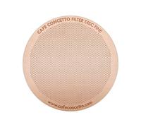 CAFE CONCETTO Filter for use in AeroPress XL Coffee Makers (Fine XL) - Premium Replacement Disc - Reusable Metal, Titanium Coated Stainless Steel. Upgrade Your Mesh or Filter Papers