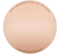 CAFE CONCETTO Filter for use in AeroPress XL Coffee Makers (Superfine XL) - Premium Replacement Disc - Reusable Metal, Titanium Coated Stainless Steel. Upgrade Your Mesh or Filter Papers