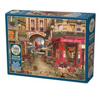 Cobble Hill 500 Piece Puzzle - Café des Paris - Sample Poster Included