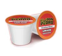 Cafe Don Pedro Breakfast Blend Low Acid Coffee Pods - Compatible with Keurig K-cup Coffee Maker, 100% Arabica, Battles Heartburn, Acidic Reflux, 72 count