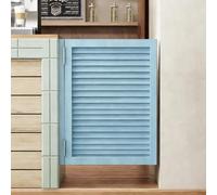 Cafe Doors,Kitchen Fence Half Waist Door,Saloon Doors Swing,Half Waist,Easy to Install,Hinges Quiet Operation,Two-Way Open for Kitchen, Bar, Hallway-blue-A-W50×H80cm(Single Door)