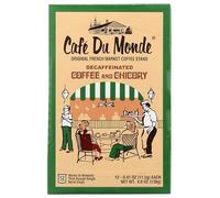 Cafe Du Monde Decaf Coffee and Chicory Single Serve Cups, Box of 12, 41 oz each