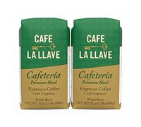 Café La LLave Premium Blend Espresso, Whole Bean, 32 oz. (Pack of 2)