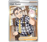 Café Master TG25/TG30 Rare Ultra Pokemon Card (SWSH Brilliant Stars) + 1x TitanCards® Toploader