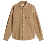 Café Mountain Men's Double Pocket Seersucker Cord Heritage Shirt Oat