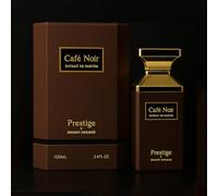 Cafe Noir Extrait De Parfum 100ml by Prestige Brandy Designs - Long-Lasting Unisex Fragrance, Coffee & Vanilla Scent, Luxury Eau de Parfum for Men & Women