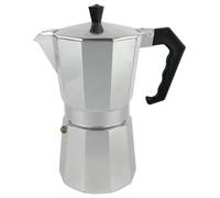 Café Olé Aluminium Stovetop Coffee Maker 360Ml, 9 Cup Italian Moka Pot, Espresso Coffee Percolator, Gas Hob Coffee Pot