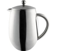 Café Olé BFD Cafetière, 18/10 Stainless Steel Double Wall Body and mesh Filter, Satin Finish, 350ml (3 Espresso Cups or 1 Mug)