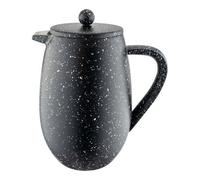Café Olé Bfd Double Wall Cafetière, 1000Ml / 3-4 Mugs / 8 Espresso Cups, Black Granite Finish, 18/10 Stainless Steel Coffee Maker