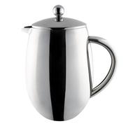 Café Olé Bfd Double Wall Cafetière, 350Ml / 1 Mug / 3 Espresso Cups, Mirror Finish, 18/10 Stainless Steel Coffee Maker