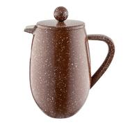 Café Olé Bfd Double Wall Cafetière, 350Ml / 1 Mug / 3 Espresso Cups, Red Granite Finish, 18/10 Stainless Steel Coffee Maker
