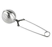 Cafe Ole Carded Perforated Tea Ball Infuser, Stainless Steel, 16.4 x 4 x 4.5 cm