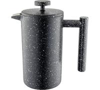 Café Olé CFD Granite Cafetière, 18/10 stainless steel double wall body and mesh filter, Black Granite effect finish, 350ml (3 espresso cups or 1 mug)