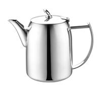 Café Olé Chatsworth Coffee Pot for 2, 20oz (570ml) Mirror Polished Stainless Steel, High Gloss Polish.