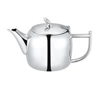 Café Olé Chatsworth Teapot, 48Oz / 1360Ml / Serves 4-5 Mugs, 18/10 Stainless Steel Teapot, Mirror Polished Finish