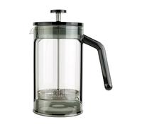 Café Olé Chiaro Cafetière, Black, 1000ml / 4-5 Mugs / 8 Espresso Cups, French Press Coffee Maker, Stainless Steel Mesh Filter, Glass Beaker, Acrylic Body and Handle