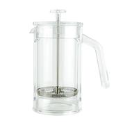 Café Olé Chiaro Cafetière, Clear, 600ml / 2-3 Mugs / 6 Espresso Cups, French Press Coffee Maker, Stainless Steel Mesh Filter, Glass Beaker, Acrylic Body and Handle