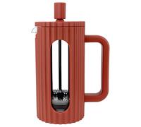 Café Olé Ciao 3 Cup Cafetière, Stainless Steel Gauze, French Press, Red