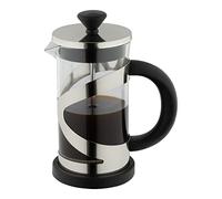 Café Olé Classico Cafetiere, Chrome Finish, 350ml, 3 Cup, French Press Coffee Maker, Heat Resistant Handle, Stainless Steel, CM-03C