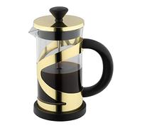 Café Olé Classico Cafetiere, Gold Finish, 1000ml, 8 Cup, French Press Coffee Maker, Heat Resistant Handle, Stainless Steel, CM-10G