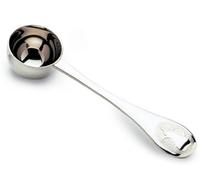 Café Olé Coffee Scoop for Ground Coffee Beans with Elegant Stamped Engraved Handle Espresso Shot