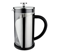 Café Olé Cromo 600 ml Cafetière French Press Coffee Maker, 5-Cup (1-2 Mug), Silver