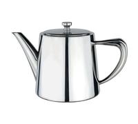 Café Olé Derwent Stainless Steel Teapot, 680ml, Serves 3 | Mirror-finish stainless steel teapot with a precision pour spout for smooth serving and a modern table-ready design.